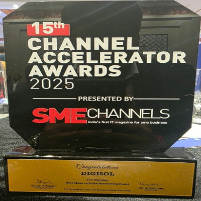 DIGISOL Systems Ltd. Named “Best Make in India Networking Brand” at SME Channel Accelerator Awards 2025